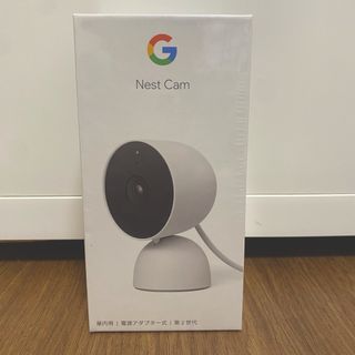 グーグル(Google)のGoogleNestCam防犯カメラ屋内用 第2世代nest cam　未開封(その他)