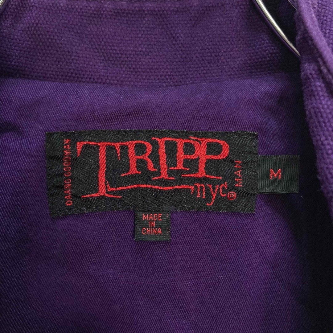 Tripp NYC(トリップニューヨークシティ)の【レアカラー】90s Tripp NYC/トリップ デザインジャケット パープル メンズのジャケット/アウター(その他)の商品写真