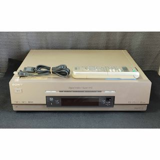 ソニー(SONY)のSONY miniDV/S-VHSダブルビデオデッキ WV-DR7/リモコン付き(その他)