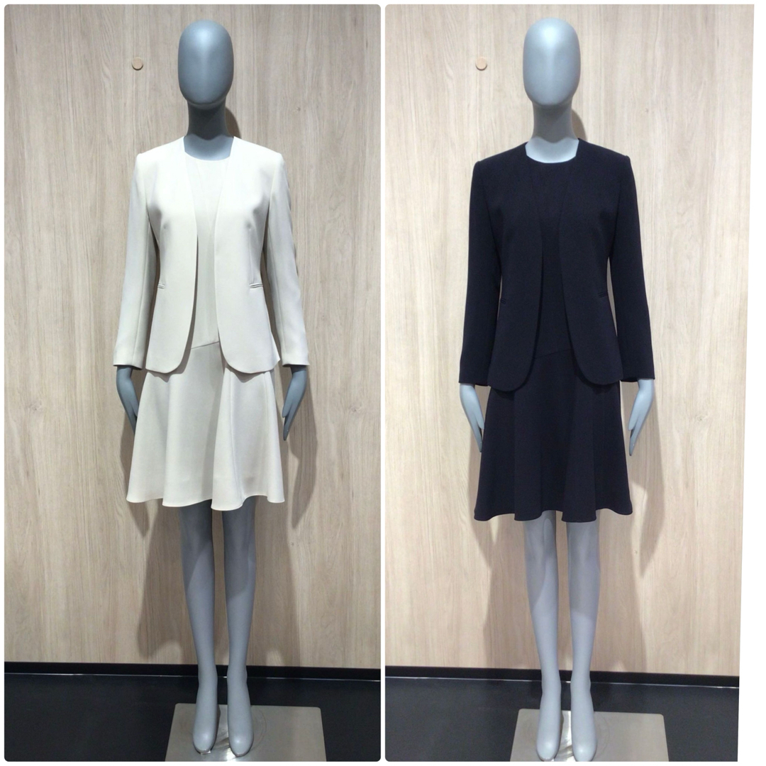 Theory - theory Classic Crepe 美シルエット 膝丈ワンピース 黒 Theory - theory Classic Crepe 美シルエット 膝丈ワンピース 黒