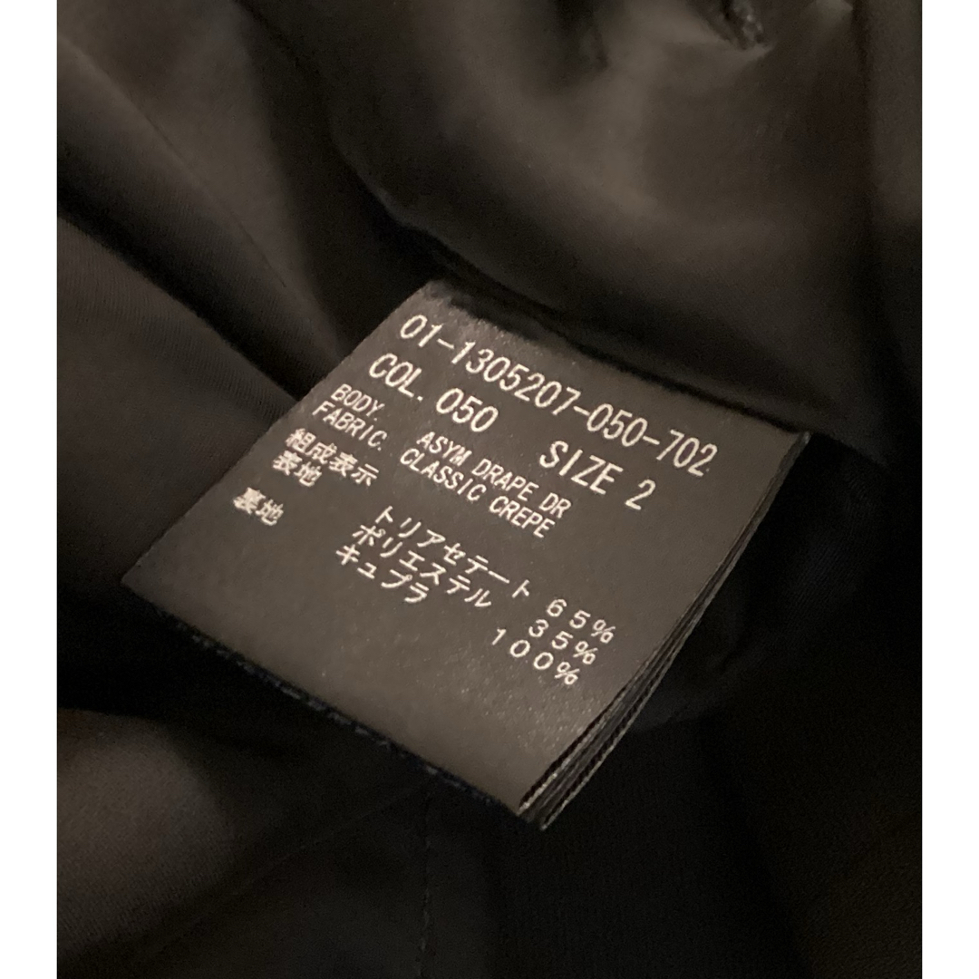 Theory - theory Classic Crepe 美シルエット 膝丈ワンピース 黒 Theory - theory Classic Crepe 美シルエット 膝丈ワンピース 黒