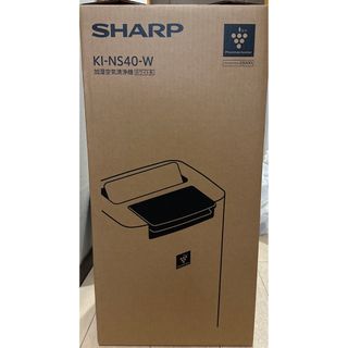 シャープ(SHARP)の【美品】SHARPプラズマクラスター25000搭載加湿空気清浄機KI-NS40W(空気清浄器)