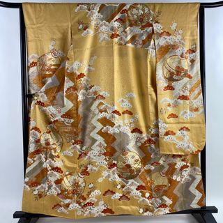 振袖 身丈159cm 裄丈64cm 正絹 美品 秀品 【中古】(着物)