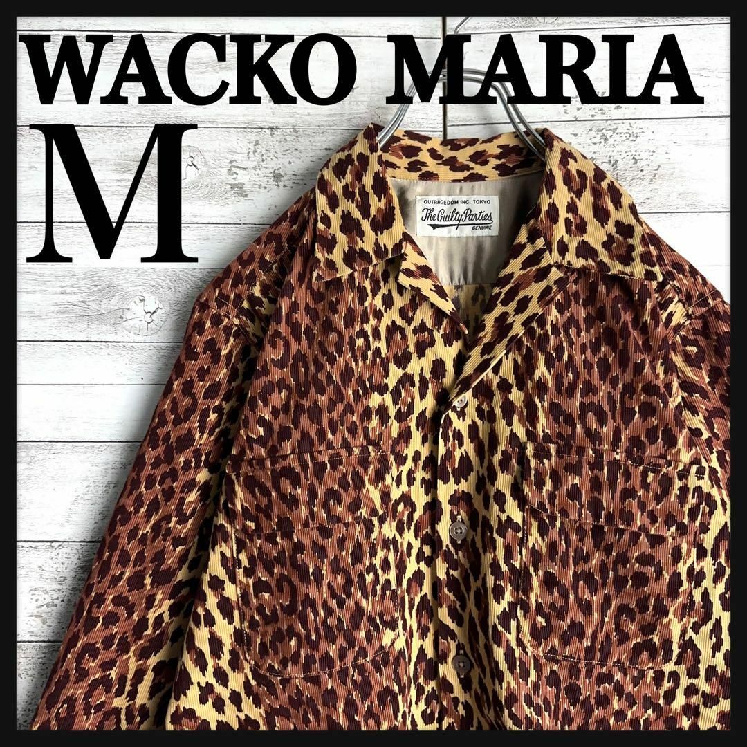 WACKO MARIA(ワコマリア)の9649【人気デザイン】ワコマリア☆総柄デザインコーデュロイシャツ　美品 メンズのトップス(シャツ)の商品写真