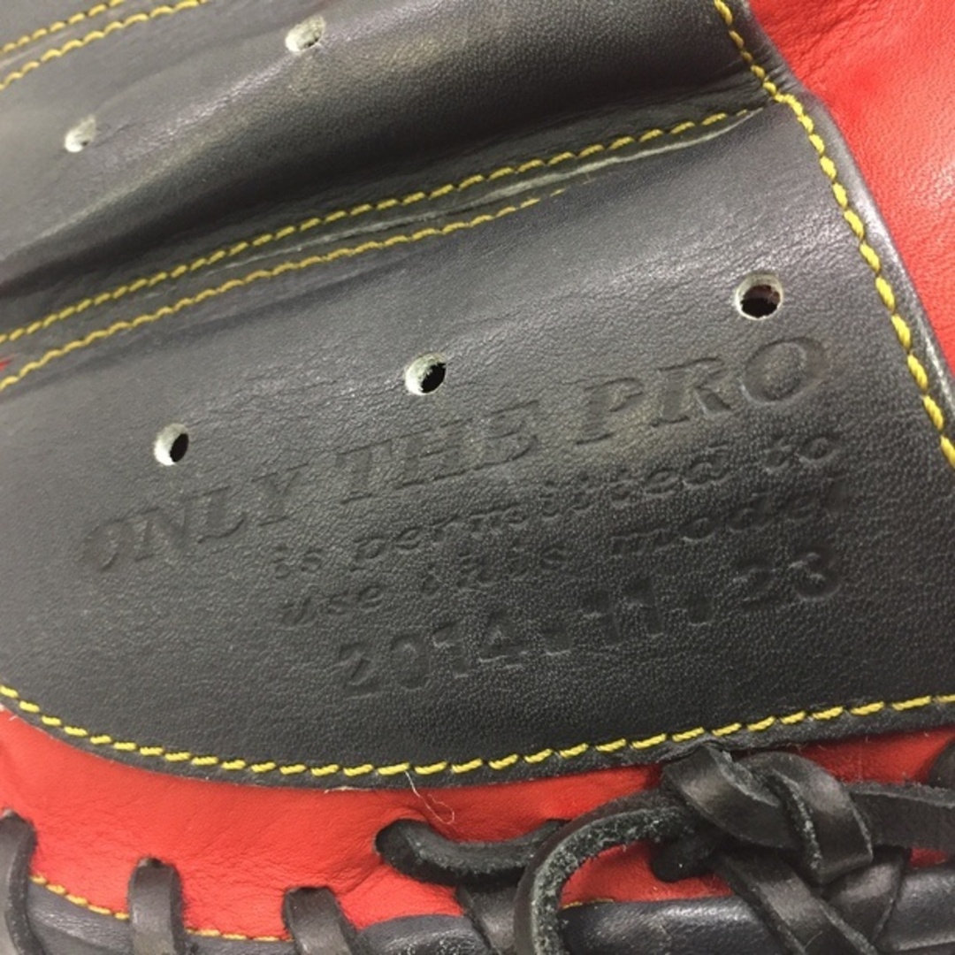 中古品 ハタケヤマ HATAKEYAMA ONLY THE PRO 硬式  キャッチャーミット スペシャルプロオーダー PRO-4227 刺繍入り 1181 スポーツ/アウトドアの野球(グローブ)の商品写真