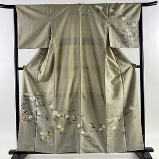 訪問着 身丈160.5cm 裄丈64.5cm 正絹 名品 【中古】(着物)