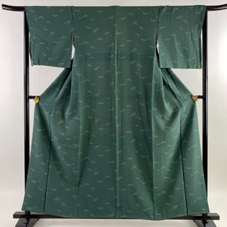 小紋 身丈159cm 裄丈64cm 正絹 名品 【中古】(着物)