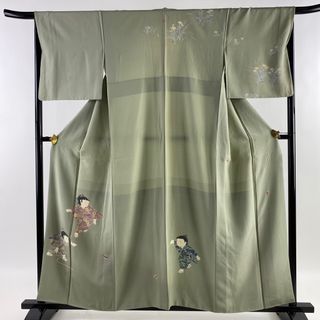 付下げ 身丈158cm 裄丈68cm 正絹 名品 【中古】(着物)