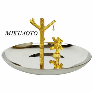 【豪華なオーガナイザー✨】　MIKIMOTO　アクセサリートレイ  パール 熊