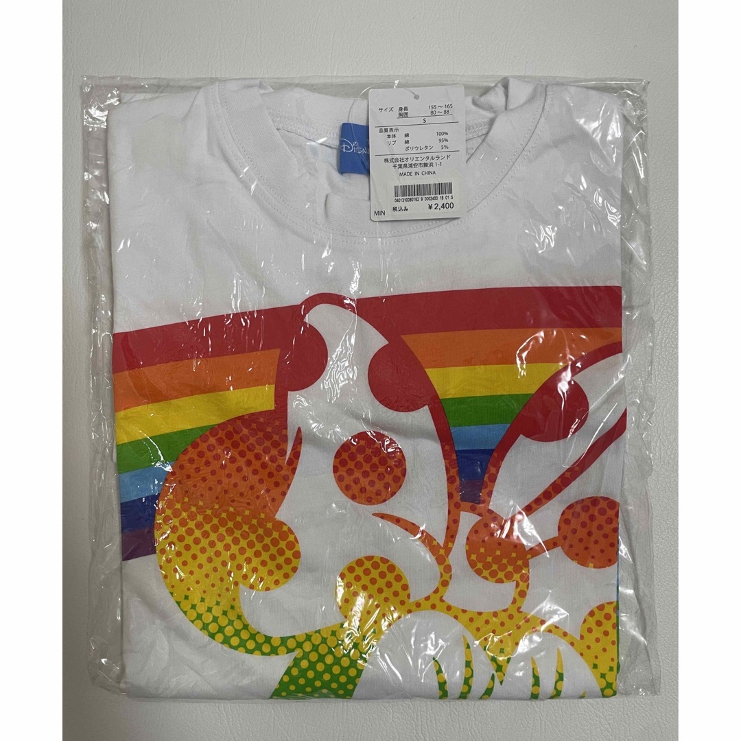 Disney(ディズニー)の新品　ミニー Tシャツ S size レインボー レディースのトップス(Tシャツ(半袖/袖なし))の商品写真