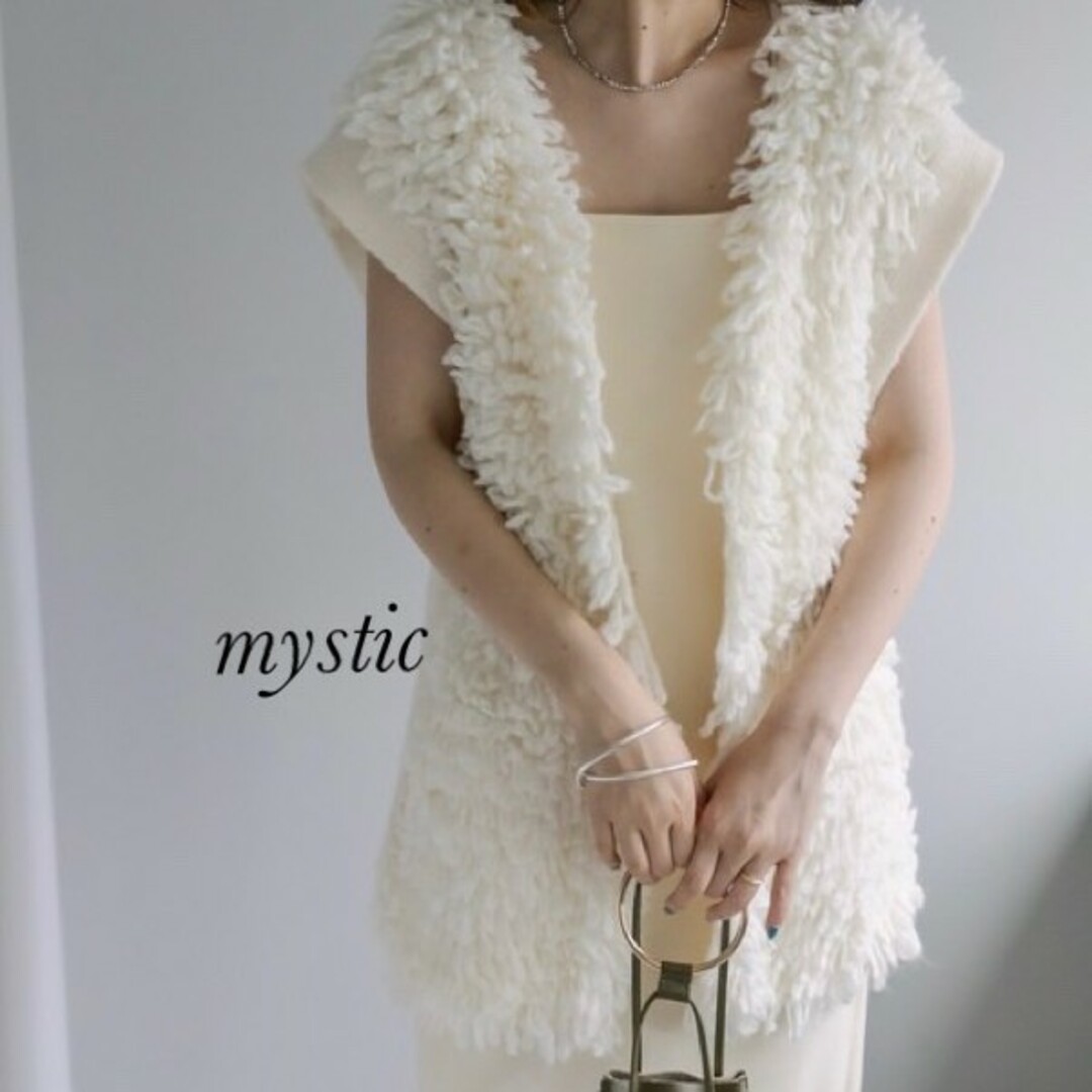 mystic(ミスティック)の新品 mystic ループニットベスト レディースのトップス(ベスト/ジレ)の商品写真