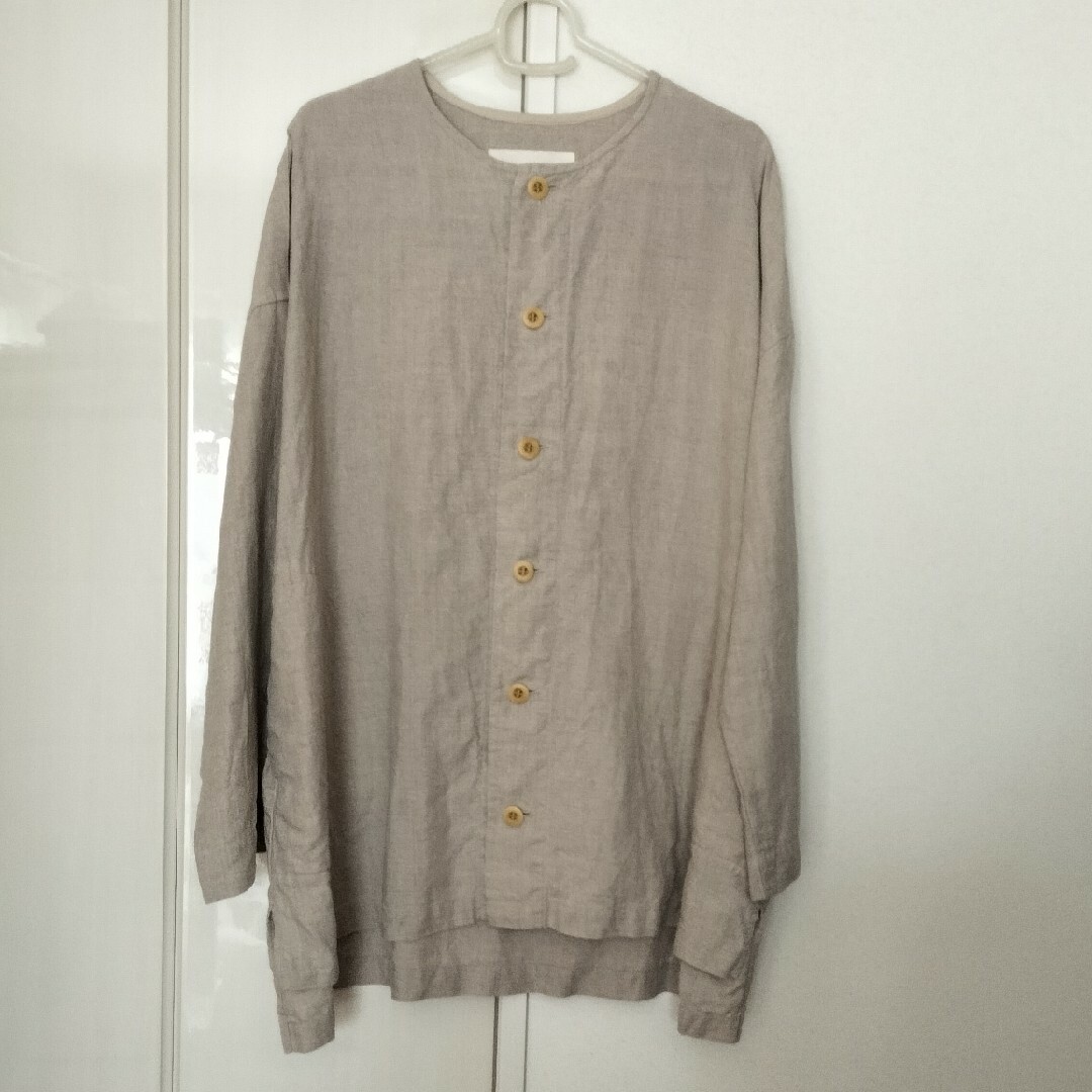 nest Robe(ネストローブ)のネストローブ　リネン　シャツジャケット レディースのトップス(シャツ/ブラウス(長袖/七分))の商品写真