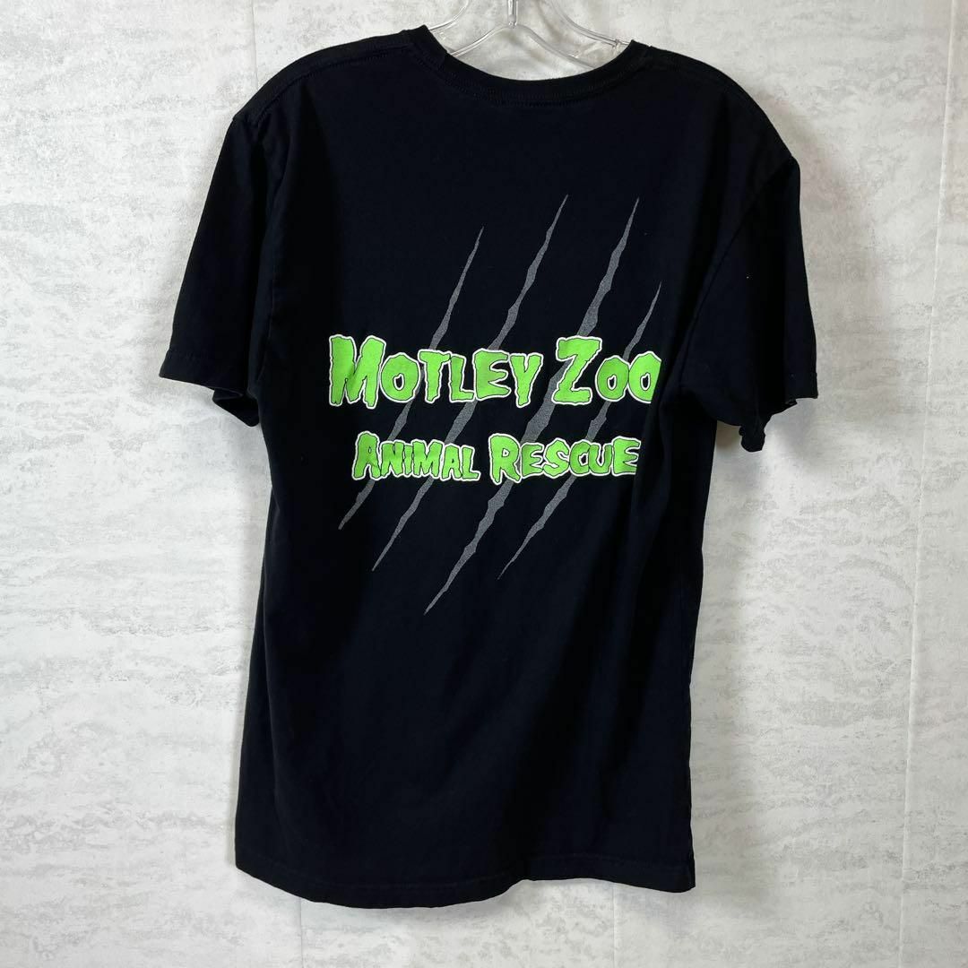 半袖Ｔシャツ　サイズＭ　黒ブラック　どこかで見たような・・動物園　アニマルロゴ メンズのトップス(Tシャツ/カットソー(半袖/袖なし))の商品写真