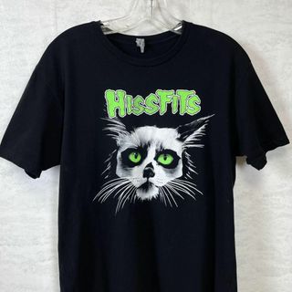 半袖Ｔシャツ　サイズＭ　黒ブラック　どこかで見たような・・動物園　アニマルロゴ(Tシャツ/カットソー(半袖/袖なし))