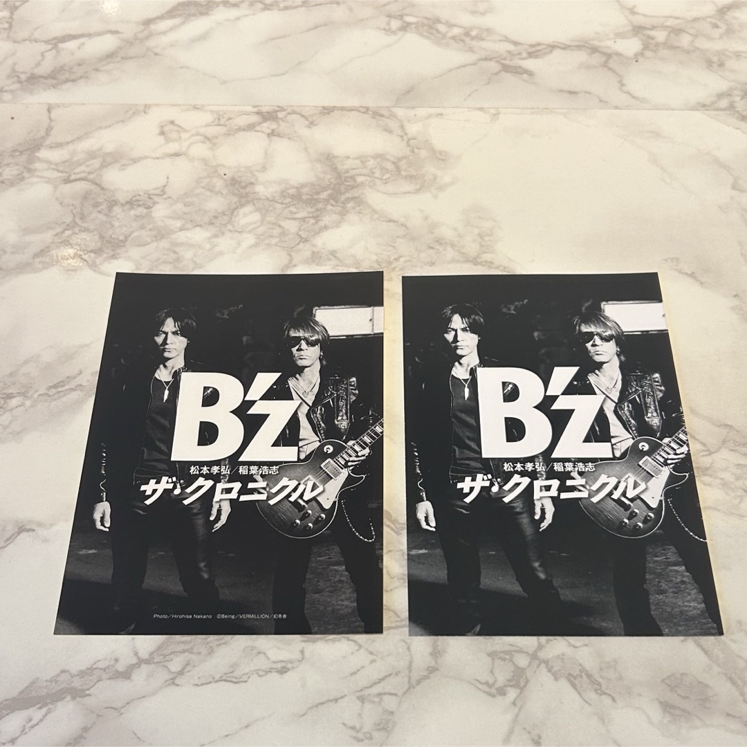 B'z twelve ザ・クロニクル ステッカー ポストカード エンタメ/ホビーの本(趣味/スポーツ/実用)の商品写真
