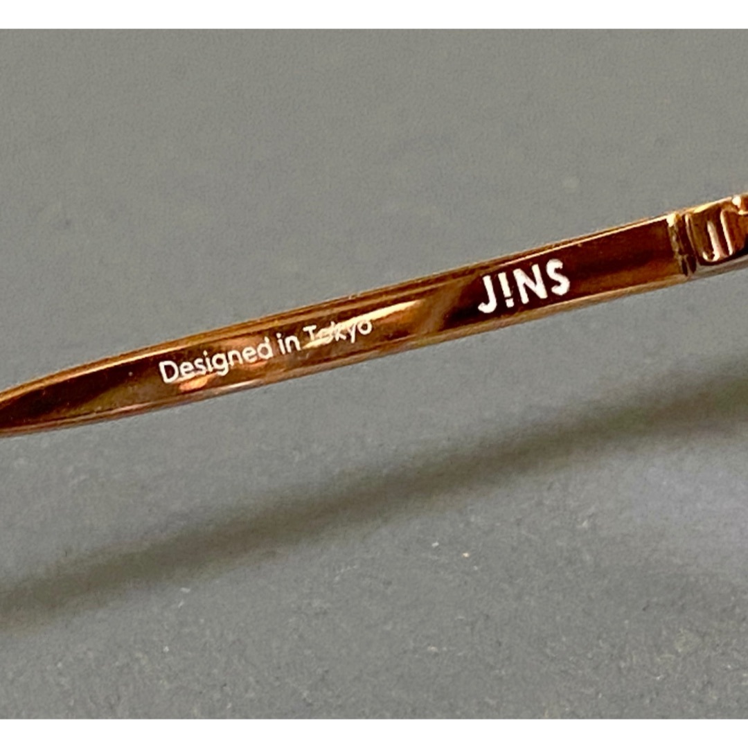 JINS(ジンズ)の超美品　JINS Today Modern DECO metal　ジンズ レディースのファッション小物(サングラス/メガネ)の商品写真