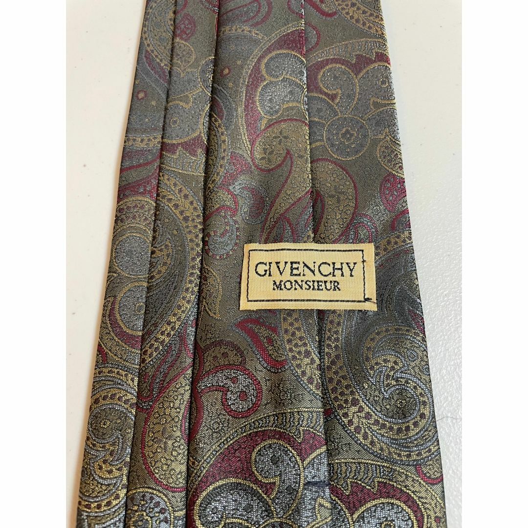 GIVENCHY(ジバンシィ)のGivenchy　【総柄　ペイズリー】 USED オールド ネクタイ 古着 メンズのファッション小物(ネクタイ)の商品写真