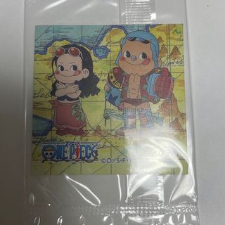 ワンピース(ONE PIECE)のミルキーアイスモナカ　ワンピースオリジナルシール　ロビン＆フランキー　不二家(その他)