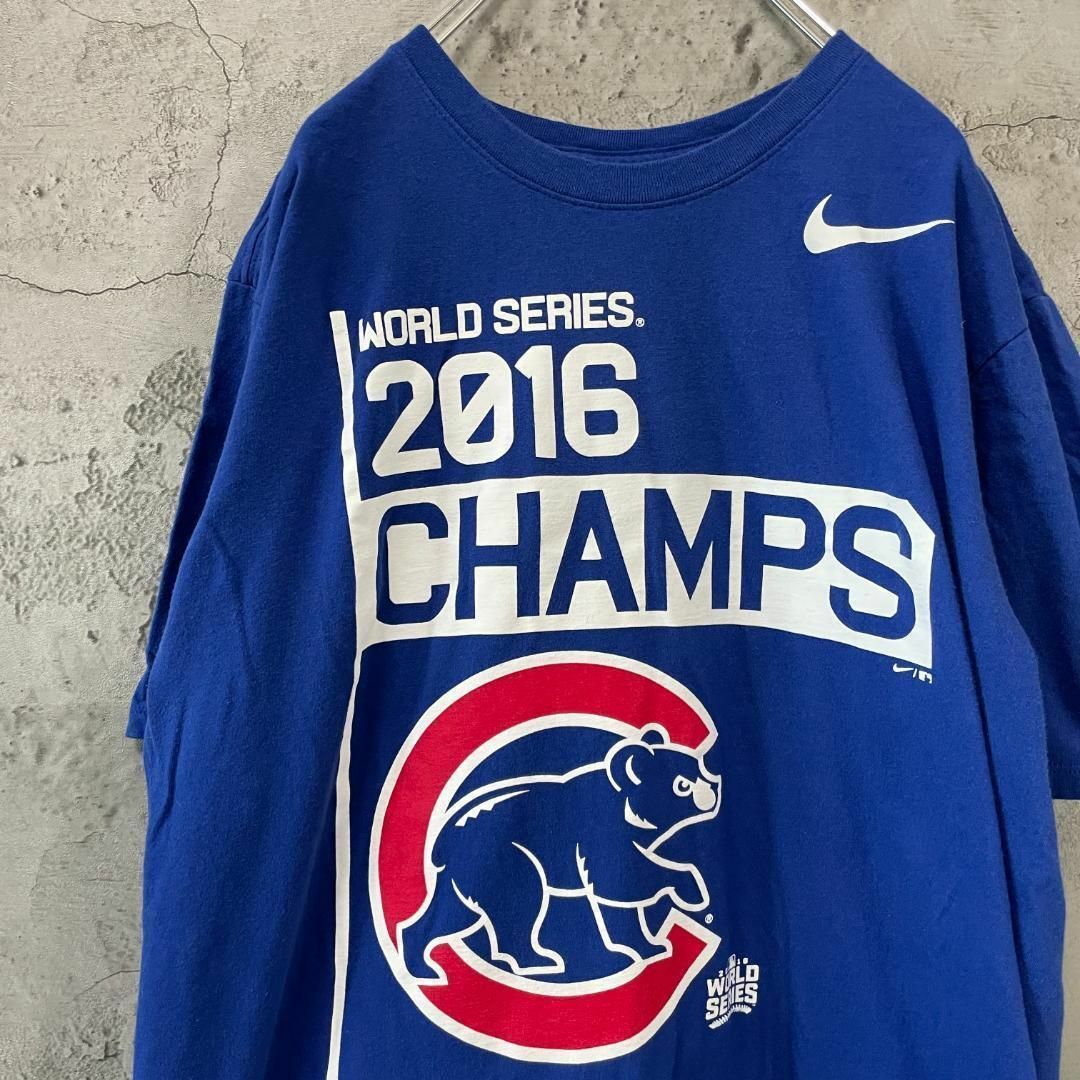 NIKE(ナイキ)の【NIKE】2016 CHAMPS クマ USA輸入 ビックサイズ Tシャツ メンズのトップス(Tシャツ/カットソー(半袖/袖なし))の商品写真