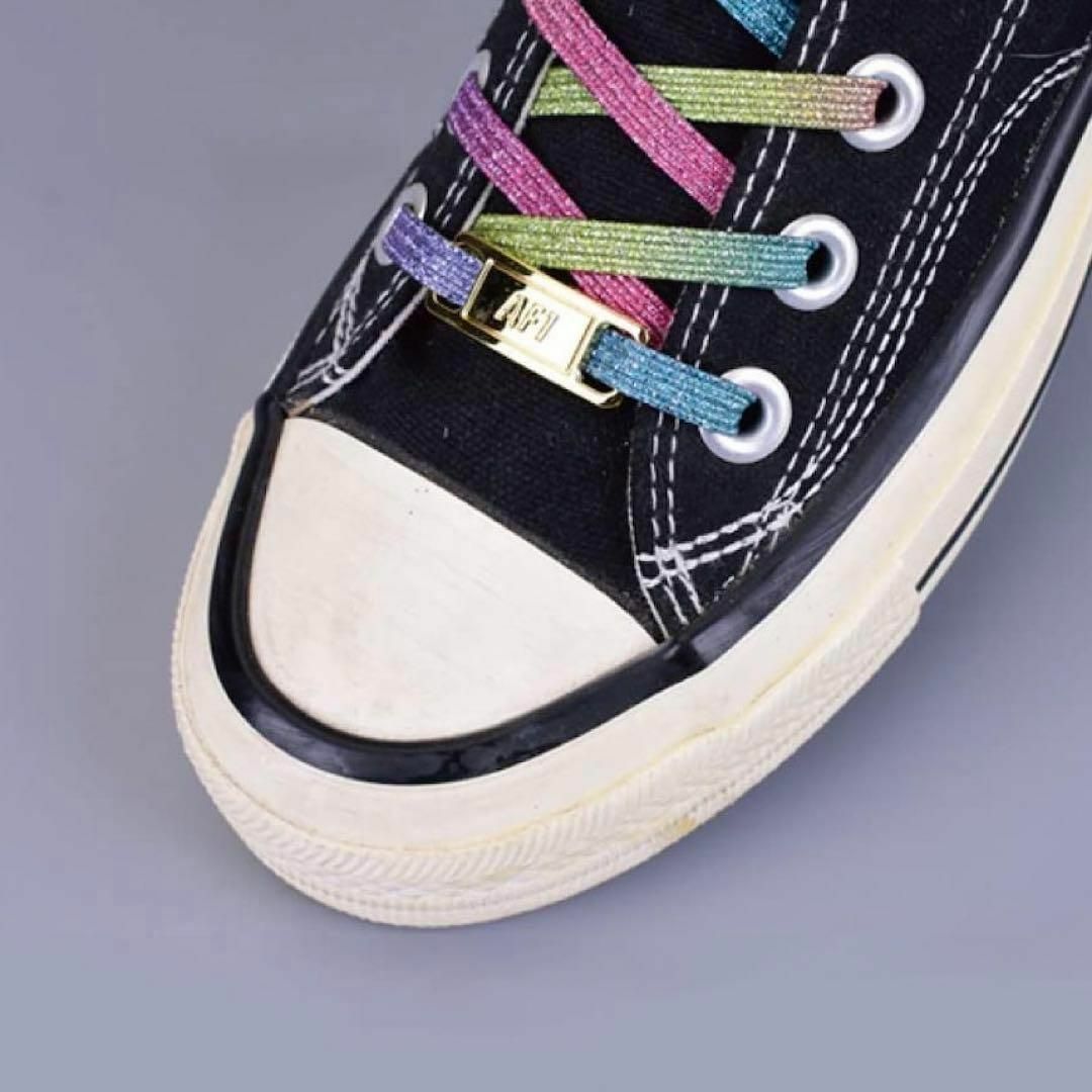 スニーカー デュブレ ブラック　AF1 シューピアス  靴紐 パーツ メンズの靴/シューズ(スニーカー)の商品写真