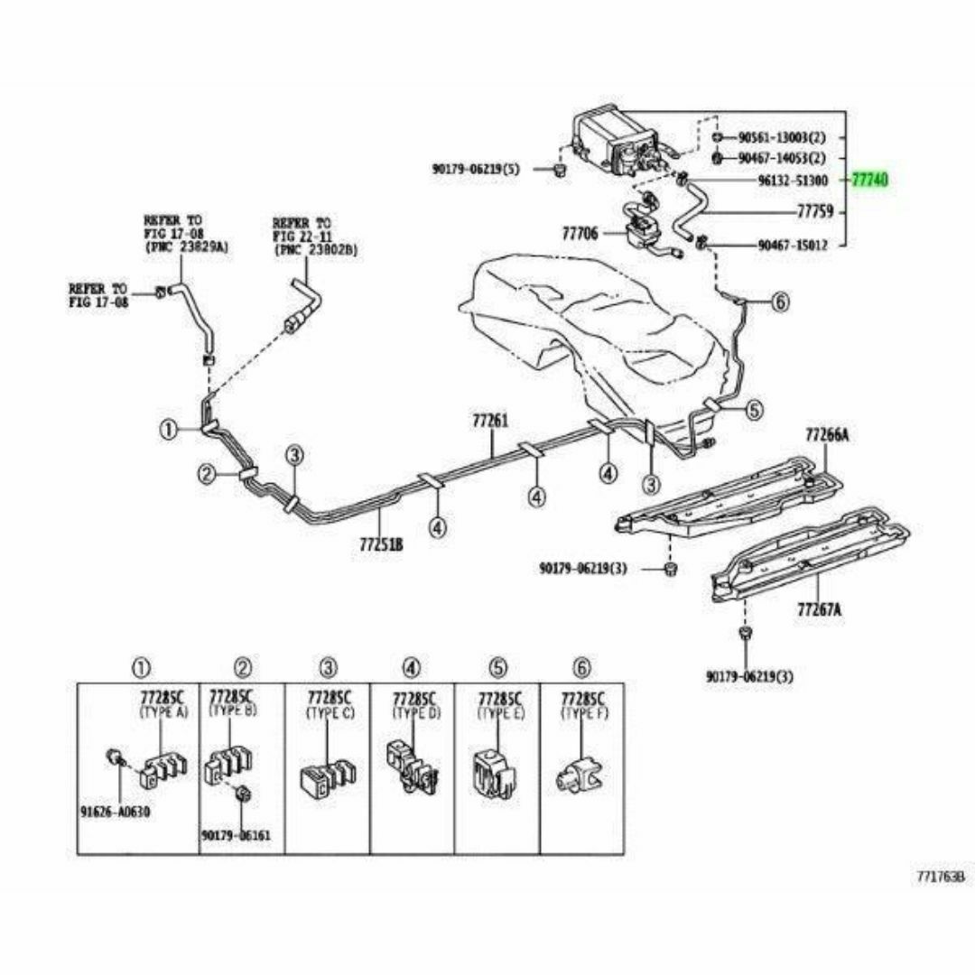 レクサス 純正 LS430 チャコール キャニスター 自動車/バイクの自動車(車種別パーツ)の商品写真