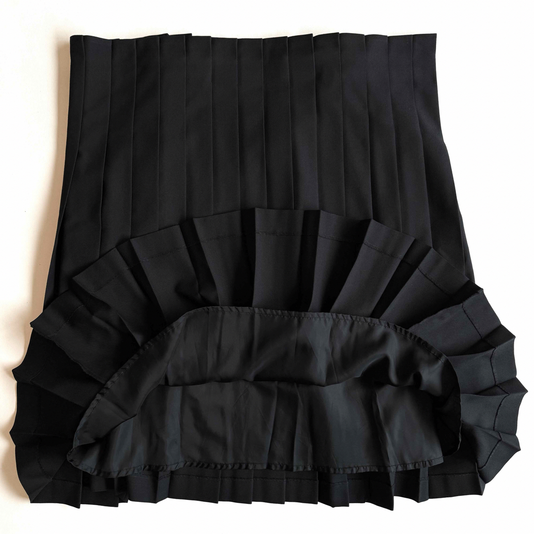 noir kei ninomiya(ノワールケイニノミヤ)の《美品》noir kei ninomiya 変形 プリーツスカート ブラック レディースのスカート(ロングスカート)の商品写真