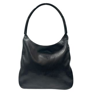 プラダ(PRADA)のPRADA ショルダーバッグ ロゴ ナッパ プラスチック ハンドル ワンショルダー B8472 レザー(ショルダーバッグ)