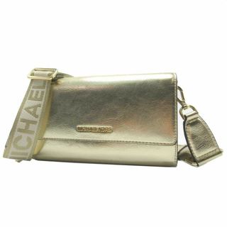 マイケルコース(Michael Kors)の【新品】マイケルコース バッグ ショルダーバッグ MICHAEL KORS メタリック ジェット セット アイテム ラージ ウォレット クロスボディ ウォレットショルダー 斜め掛け 35H3GTTC7M PALE GOLD (ペールゴールド)アウトレット レディース JET SET ITEM LG ZA WALLET XBODY(ショルダーバッグ)