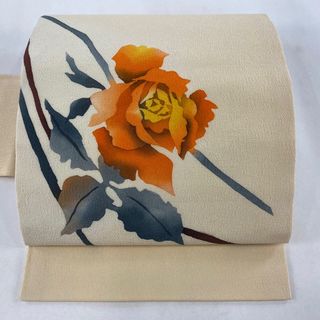 名古屋帯 美品 秀品 正絹 【中古】(帯)