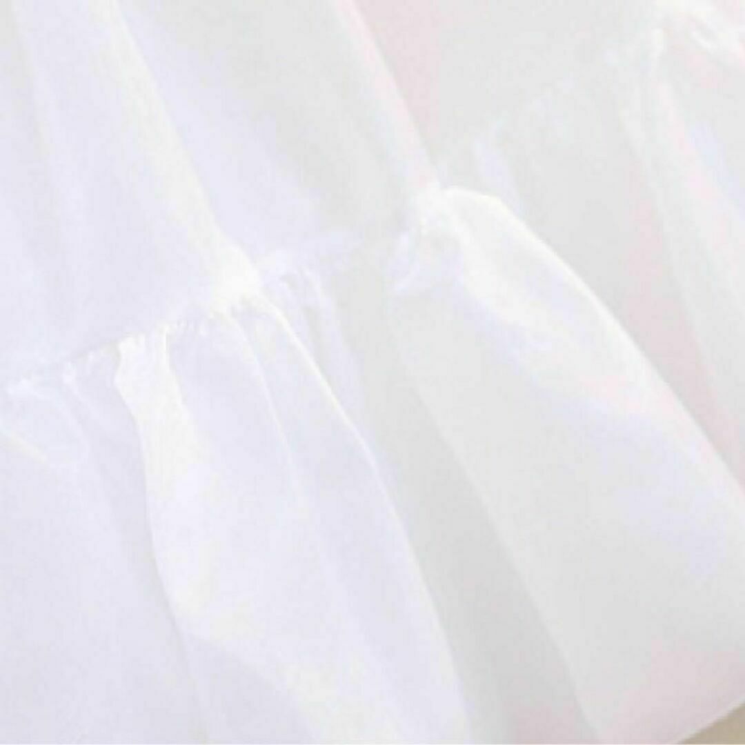 パニエ　ホワイト　ロリータ　スカート　衣装　コスプレ　結婚式　ドレス　発表会　白 レディースのスカート(その他)の商品写真
