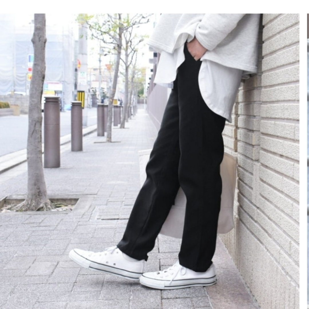 【新品 タグ付】ストレッチ パンツ 黒 M レディースのパンツ(カジュアルパンツ)の商品写真