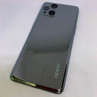 【美品】OPPO Find X3 Pro au   OPG03 シルバー (スマートフォン本体)