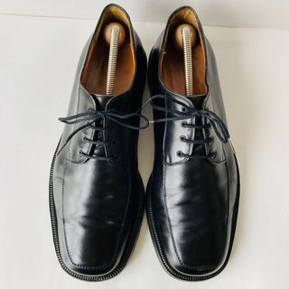 サルヴァトーレフェラガモ(Salvatore Ferragamo)のサルバトーレ フェラガモ 黒 Uチップ 25.5cm 除菌・消臭済み(ドレス/ビジネス)