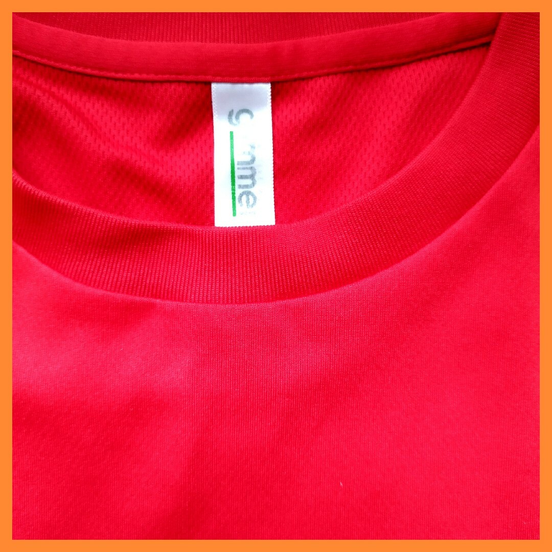 赤色　Tシャツ　メッシュ　LL メンズのトップス(Tシャツ/カットソー(半袖/袖なし))の商品写真