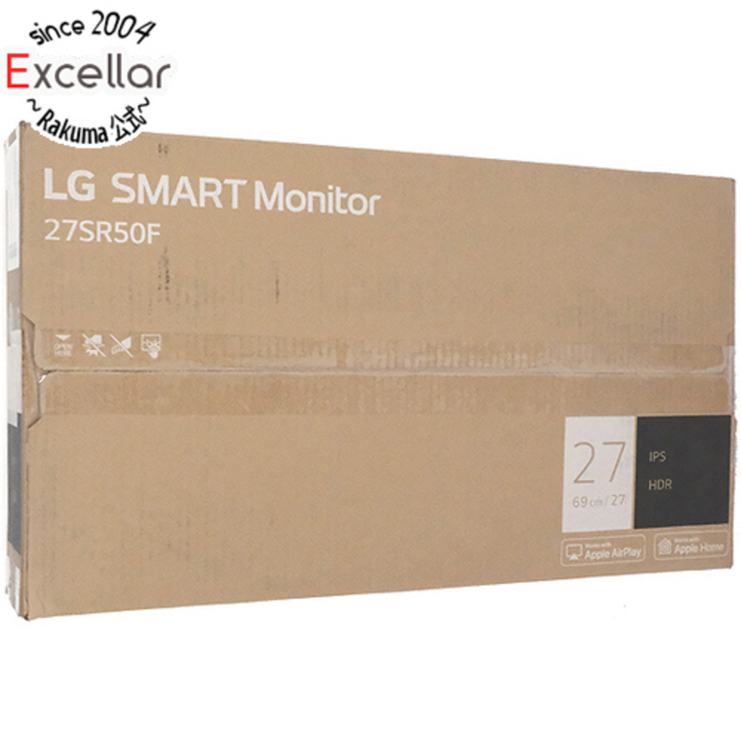 LG Electronics(エルジーエレクトロニクス)のLGエレクトロニクス　27型 SMART Monitor　27SR50F-W　ホワイト スマホ/家電/カメラのPC/タブレット(PC周辺機器)の商品写真