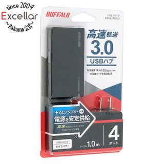 バッファロー(Buffalo)のBUFFALO　USB3.0ハブ 4ポート　BSH4A120U3BK　ブラック(PC周辺機器)