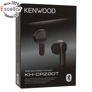 ケンウッド(KENWOOD)のKENWOOD製　完全ワイヤレスイヤホン　KH-CRZ20T-B　ブラック(ヘッドフォン/イヤフォン)