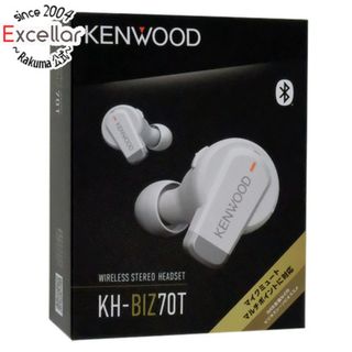 ケンウッド(KENWOOD)のKENWOOD製　完全ワイヤレスイヤホン　KH-BIZ70T-W　ホワイト(ヘッドフォン/イヤフォン)