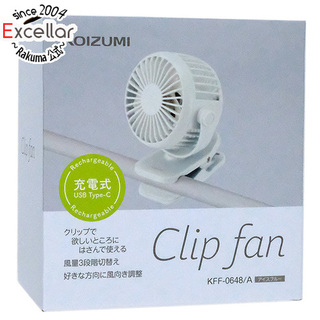 コイズミ(KOIZUMI)のKOIZUMI　クリップファン　KFF-0648/A　アイスブルー(扇風機)