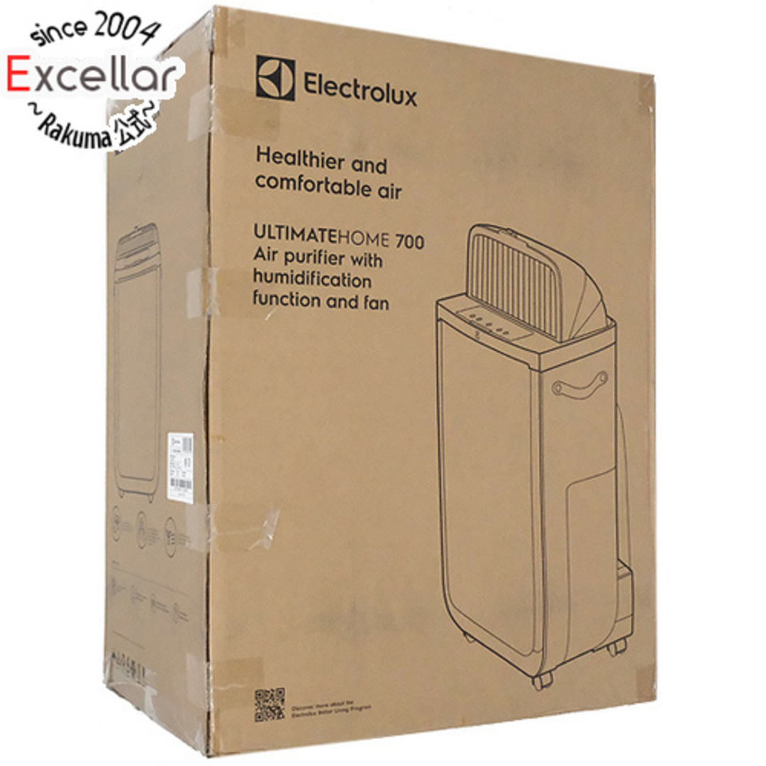 Electrolux(エレクトロラックス)の【新品(開封のみ)】 Electrolux　加湿空気清浄機 UltimateHome 700　EP72-46GYA　ライトグレー スマホ/家電/カメラの生活家電(空気清浄器)の商品写真