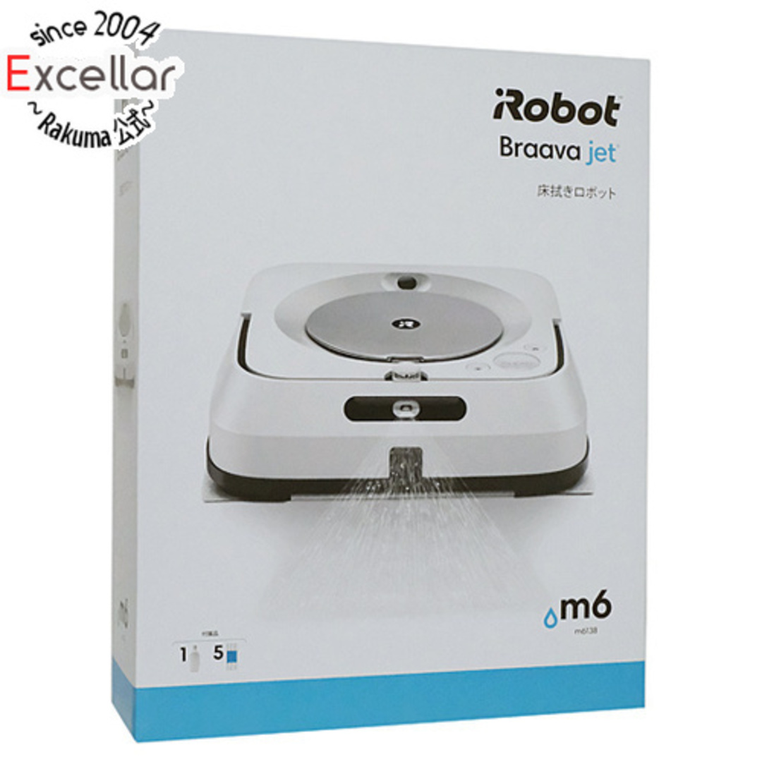 iRobot(アイロボット)のiRobot　床拭きロボット ブラーバ ジェット m6　m613860　未使用 スマホ/家電/カメラの生活家電(掃除機)の商品写真
