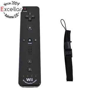 Wii - 任天堂　Wiiリモコンプラス RVL-A-PNKA　クロ