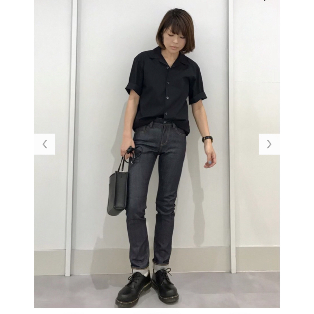 UNIQLO(ユニクロ)の【完売品】セルビッジストレートジーンズ レディースのパンツ(デニム/ジーンズ)の商品写真