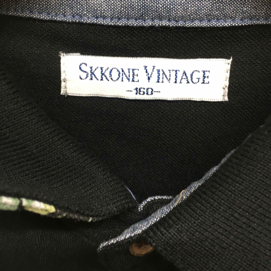 Skkone Vintage(スコーネヴィンテージ)のSKKONE VINTAGE ポロシャツ　160サイズ　キッズ キッズ/ベビー/マタニティのキッズ服男の子用(90cm~)(Tシャツ/カットソー)の商品写真