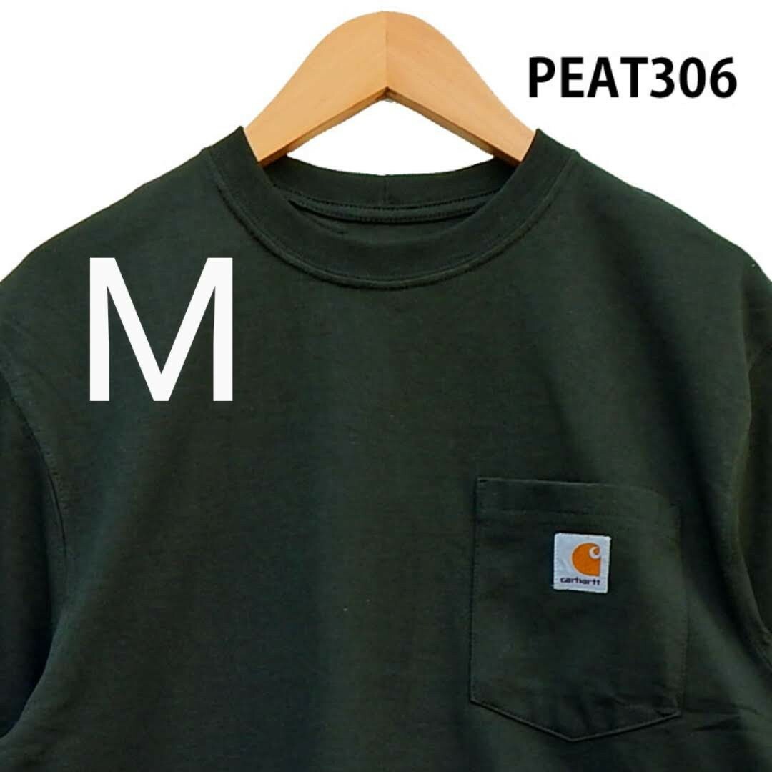 carhartt(カーハート)の【CARHARTT／カーハート】半袖Tシャツ、PEAT 306、M、ポケット付 メンズのトップス(Tシャツ/カットソー(半袖/袖なし))の商品写真