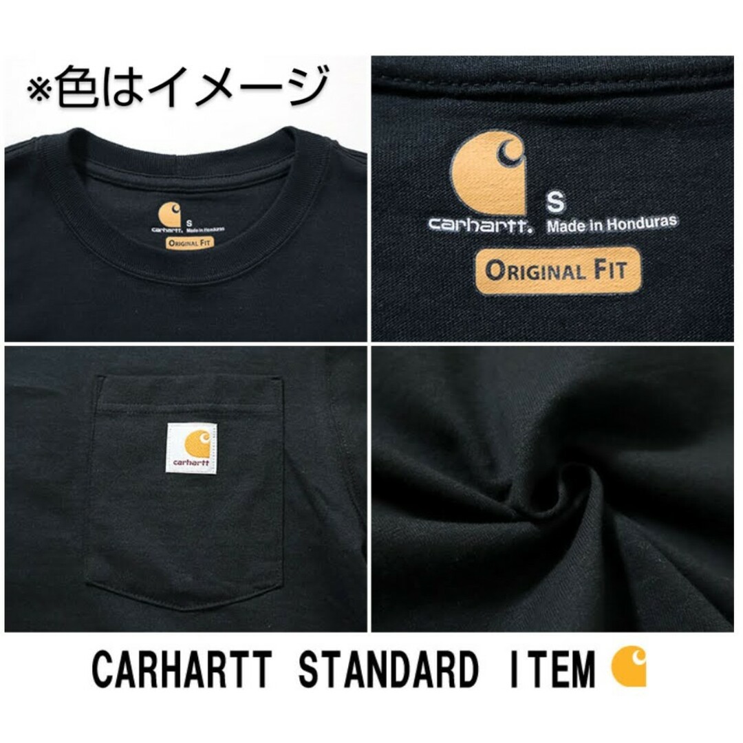 carhartt(カーハート)の【CARHARTT／カーハート】半袖Tシャツ、PEAT 306、M、ポケット付 メンズのトップス(Tシャツ/カットソー(半袖/袖なし))の商品写真