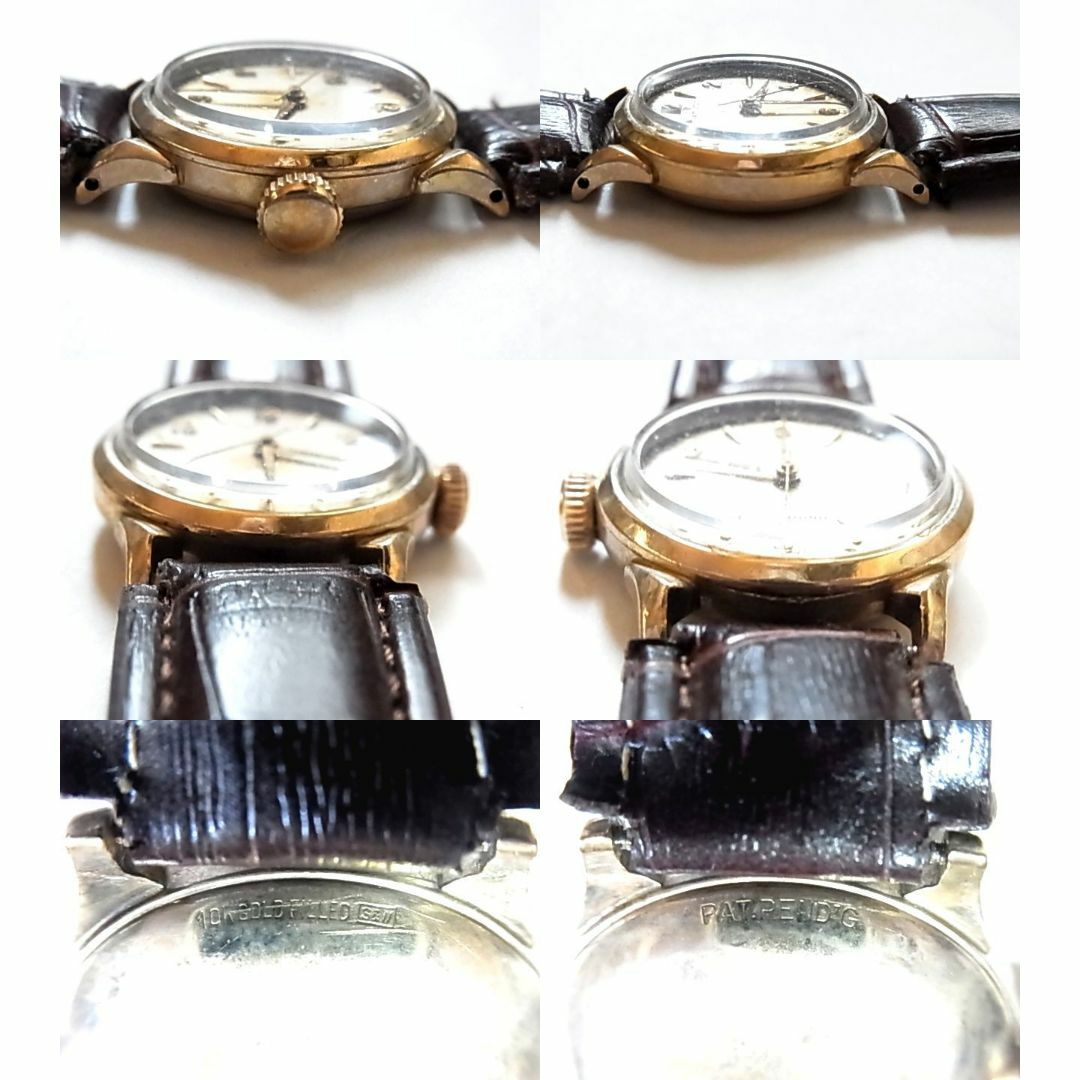 Hamilton - HAMILTONハミルトン腕時計10金張り手巻き3針丸型 Hamilton - HAMILTONハミルトン腕時計10金張り手巻き3針丸型