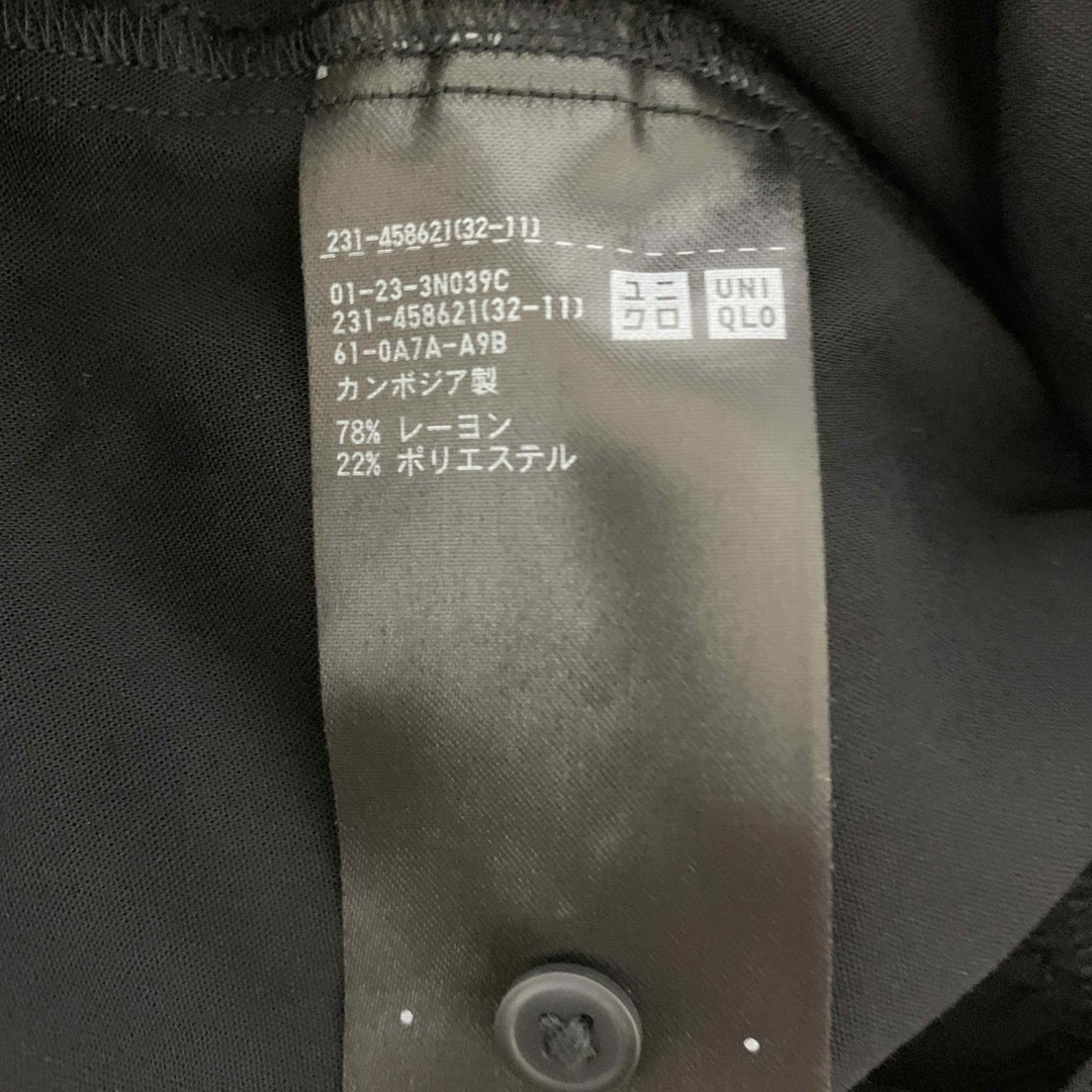 UNIQLO(ユニクロ)のユニクロ ブラウス レディースのトップス(シャツ/ブラウス(半袖/袖なし))の商品写真