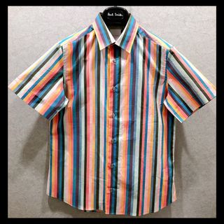 ポールスミス(Paul Smith)のポールスミス 半袖シャツ ストライプ柄 マルチカラー(シャツ)