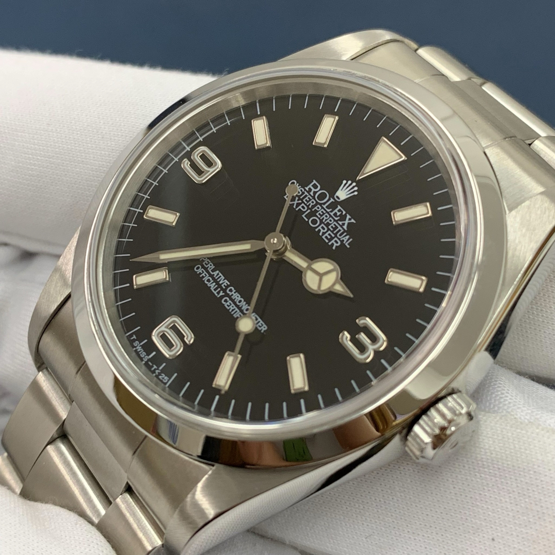 ロレックス メンズ エクスプローラー 14270 U番 自動巻 SS  メンズの時計(腕時計(アナログ))の商品写真